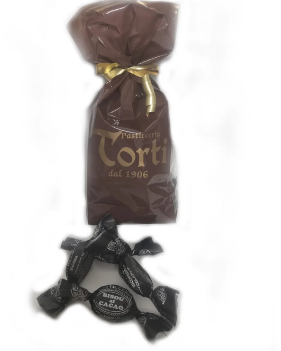 BISOU AL CACAO RICOPERTO DI CIOCCOLATO DA 500 G.