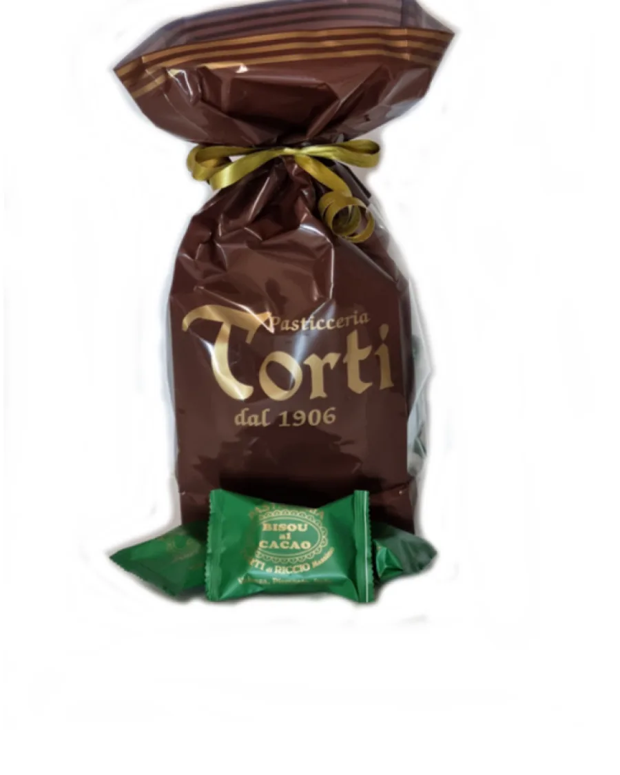 SACCHETTO BISOU AL CACAO DA 400 G.